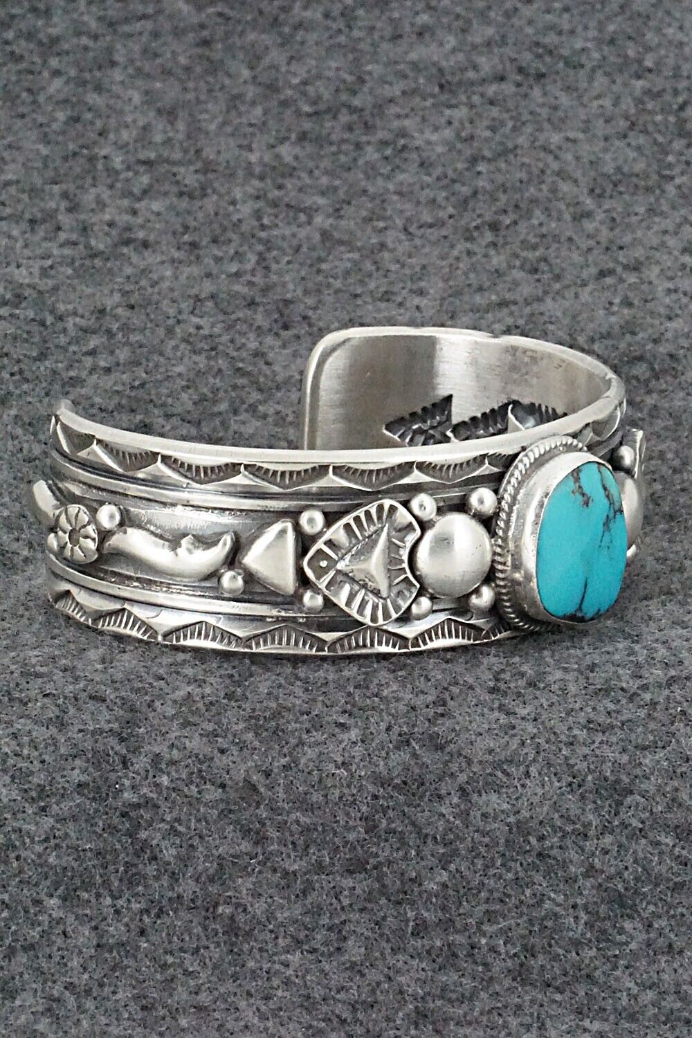 Turquoise & Sterling Silver Bracelet - Roland Dixson