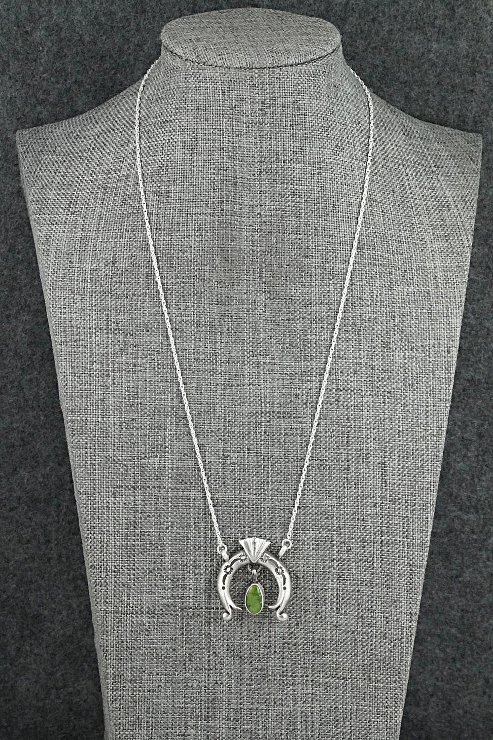 Turquoise & Sterling Silver Necklace - Gary Shorty