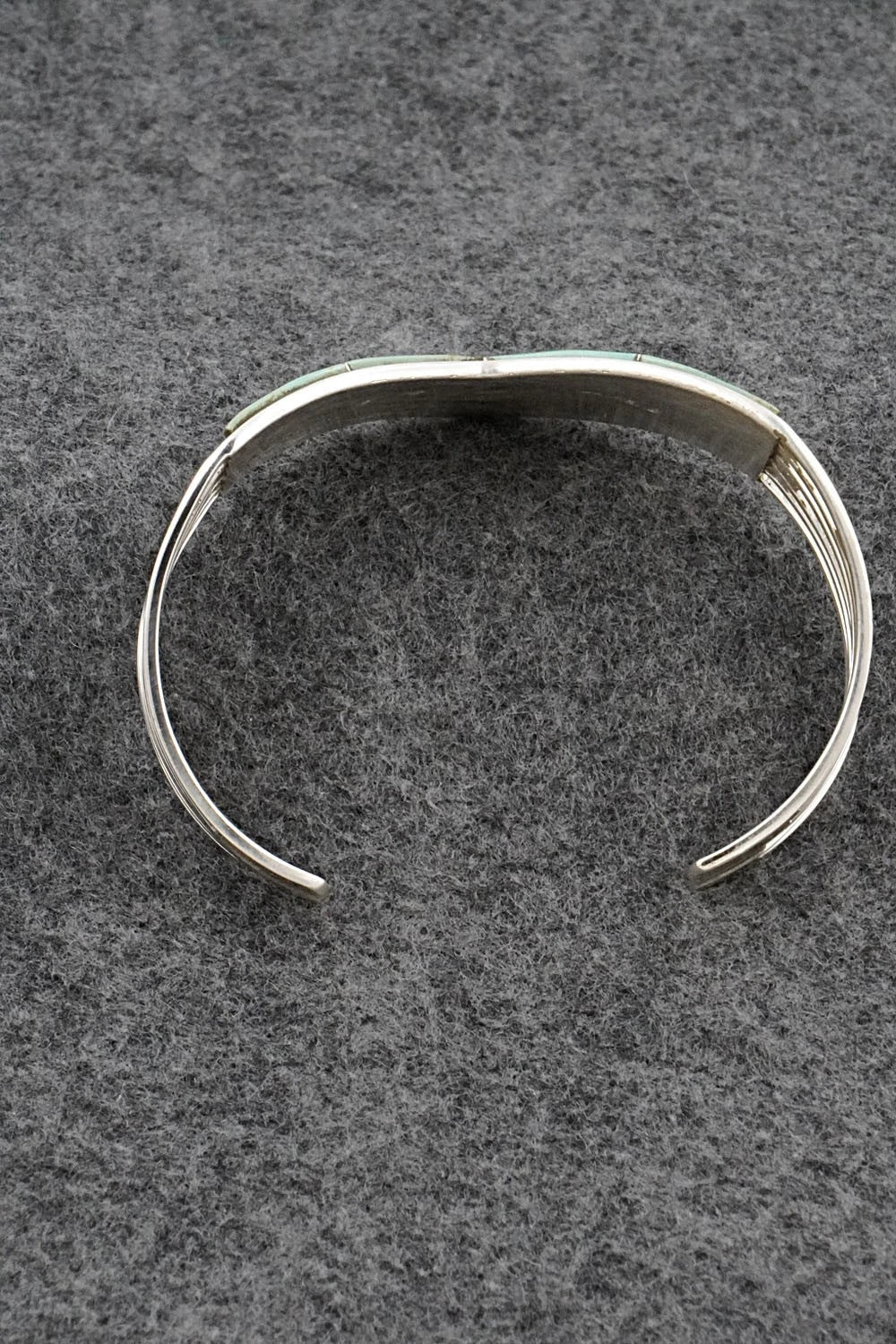 Turquoise & Sterling Silver Inlay Bracelet - Jamie Johnson