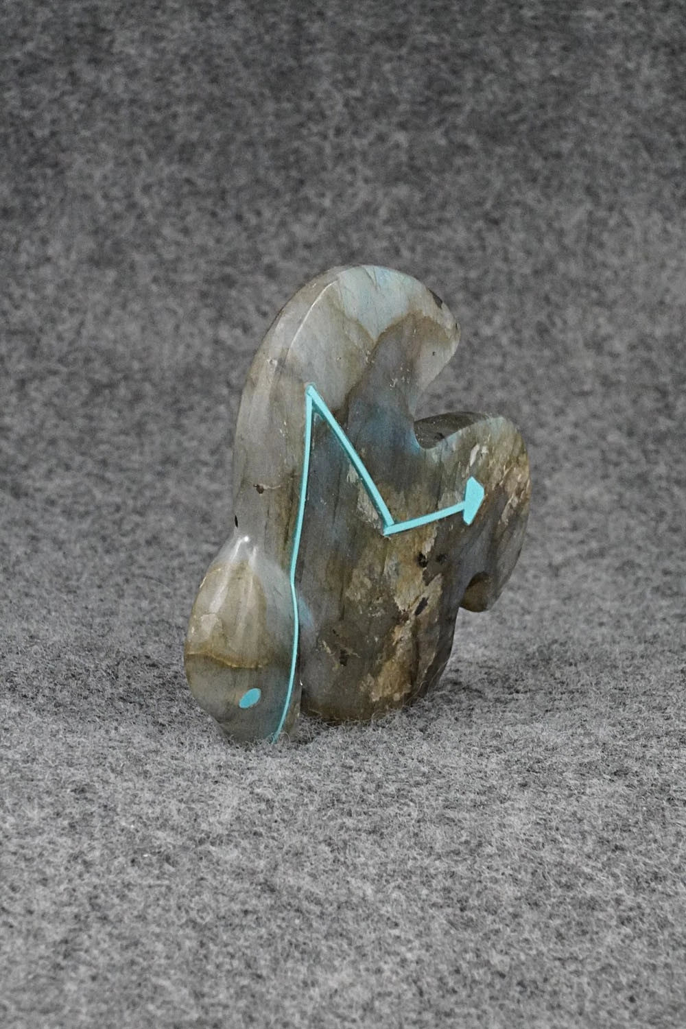 Eagle Zuni Fetish Carving - Kenric Laiwakete