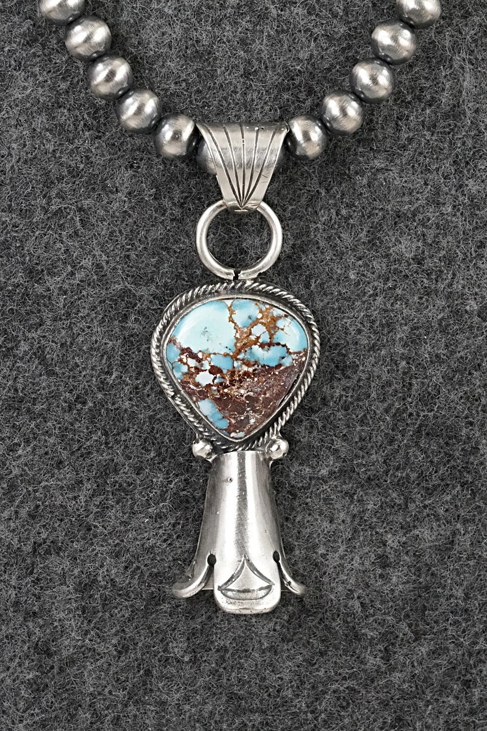 Turquoise & Sterling Silver Necklace - Sharon McCarthy