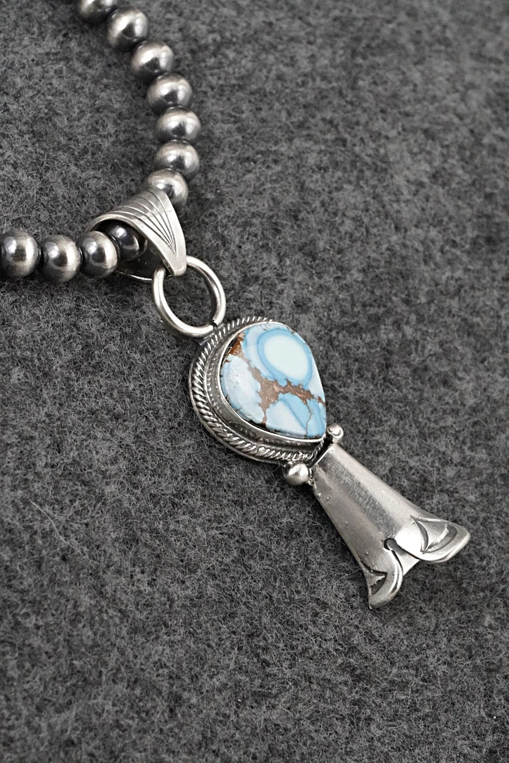Turquoise & Sterling Silver Necklace - Sharon McCarthy