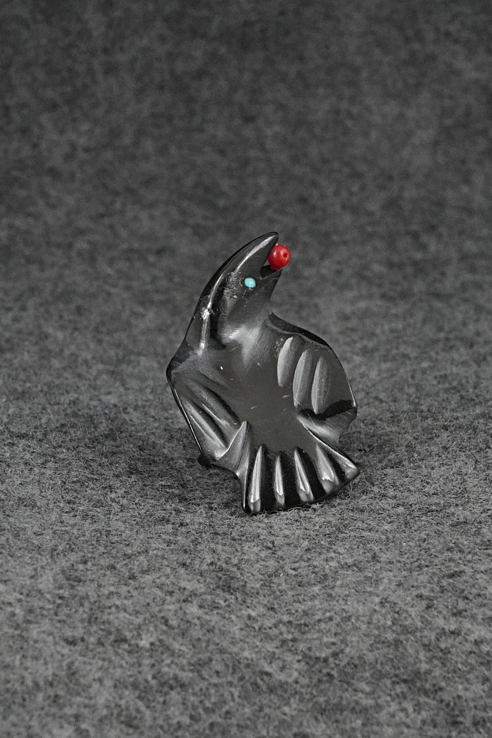 Crow Zuni Fetish Carving - Calvert Bowannie