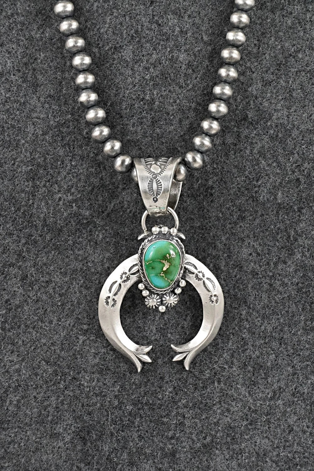 Turquoise & Sterling Silver Necklace - Samuel Yellowhair