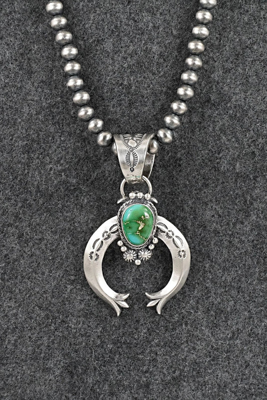 Turquoise & Sterling Silver Necklace - Samuel Yellowhair