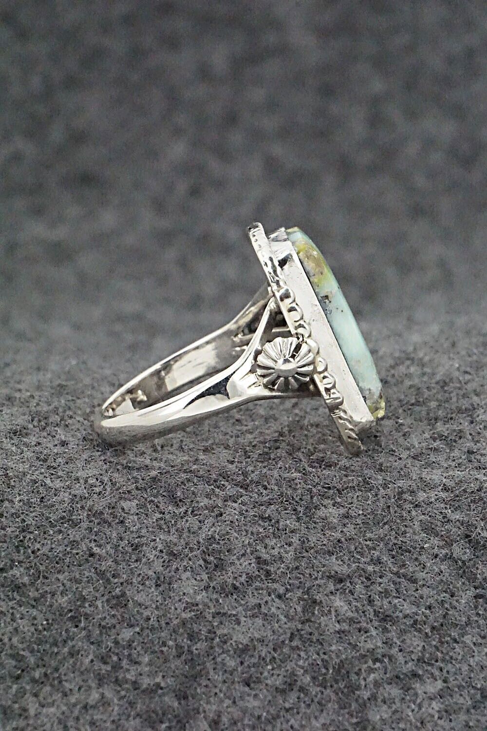 Variscite & Sterling Silver Ring - Andrew Vandever - Size 8.75