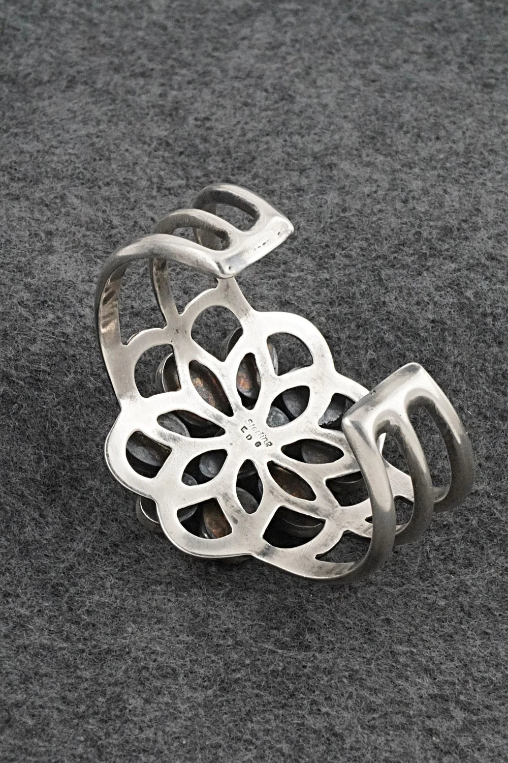 Turquoise & Sterling Silver Bracelet - Eugene Gruber