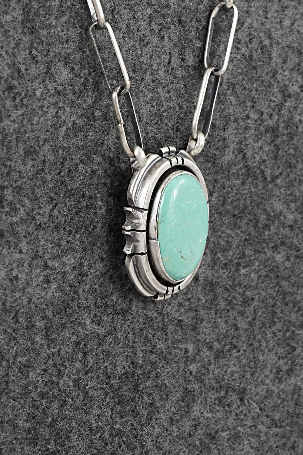Turquoise & Sterling Silver Necklace - Daniel Benally