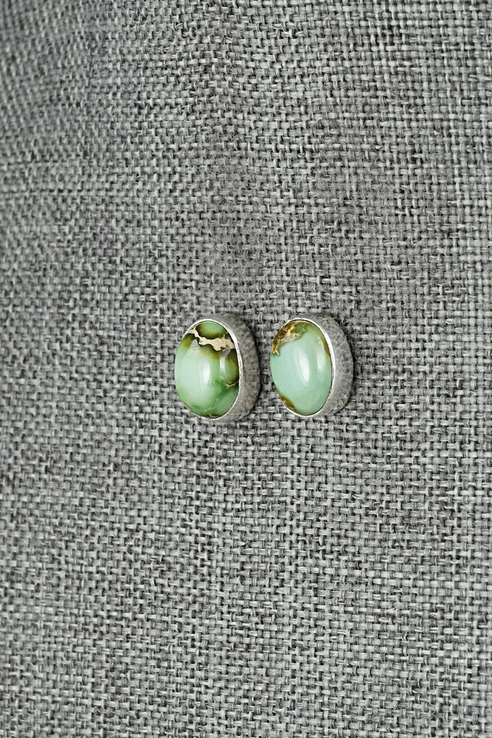 Turquoise & Sterling Silver Earrings - Rosemary Saunders