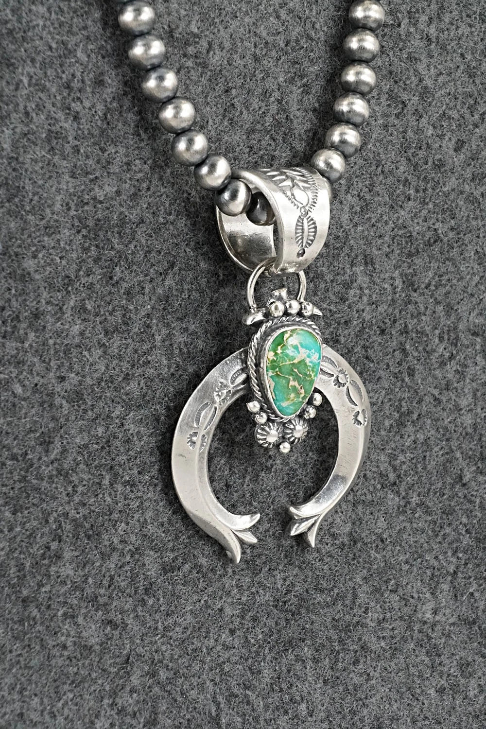 Turquoise & Sterling Silver Necklace - Samuel Yellowhair