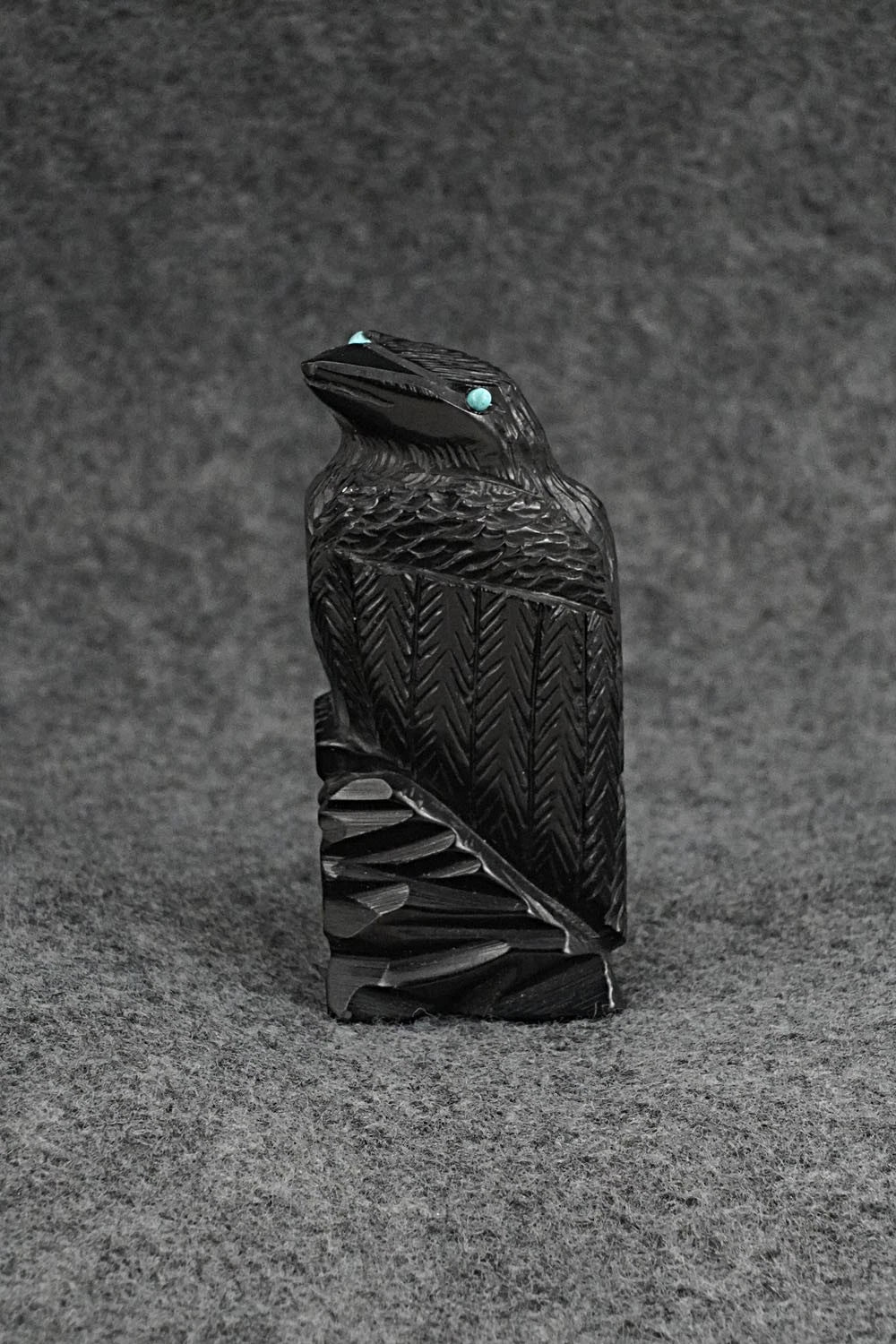 Crow Zuni Fetish Carving - Mike Tucson