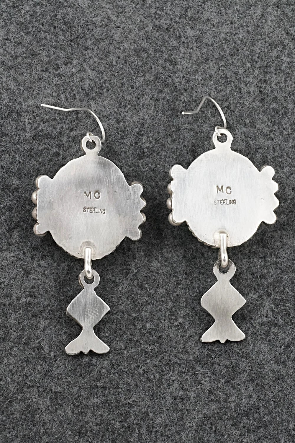 Turquoise & Sterling Silver Earrings - Michael Calladitto