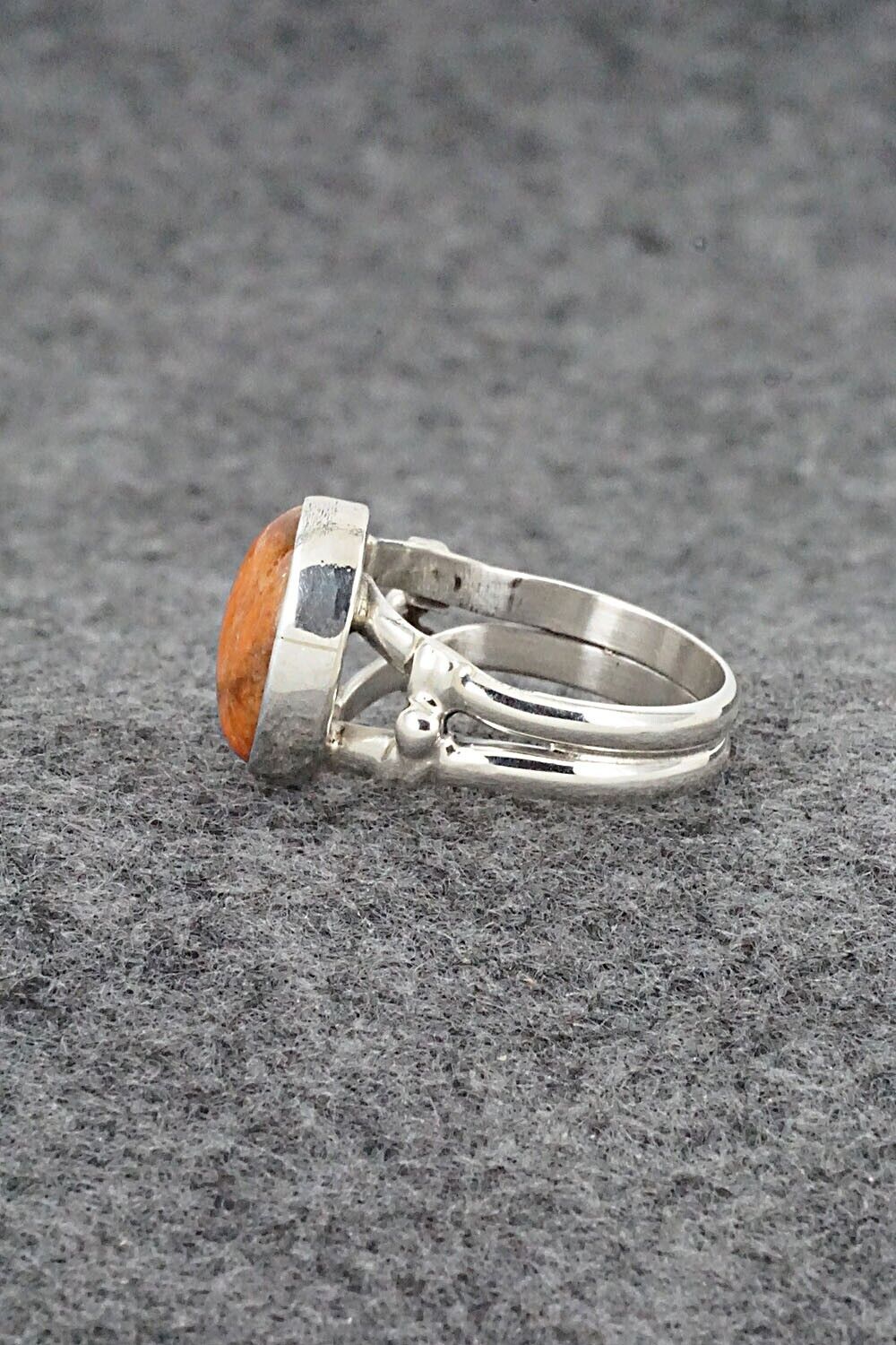 Sponge Coral & Sterling Silver Ring - Andrew Vandever - Size 7.75