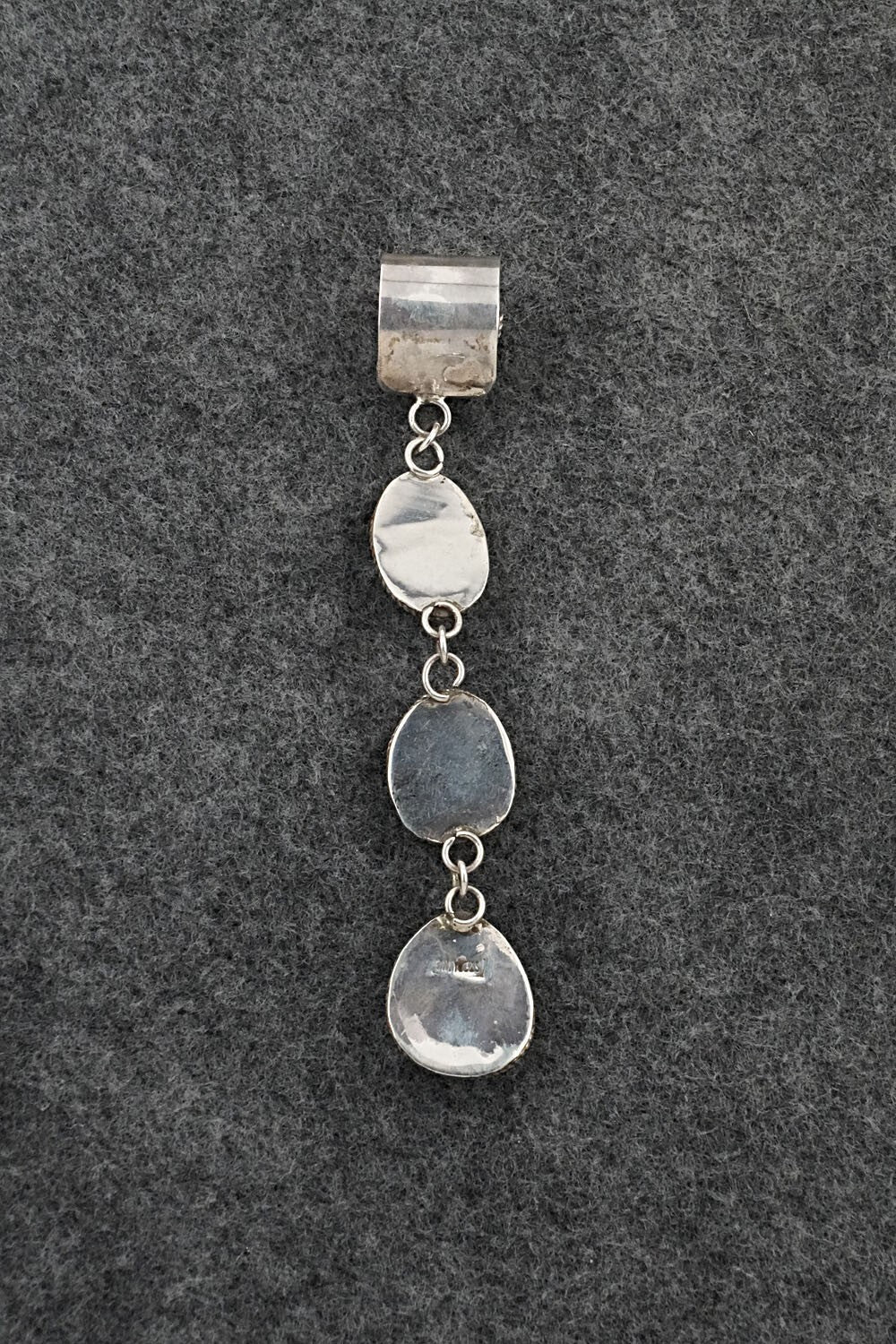 Turquoise & Sterling Silver Pendant - Ernest Hawthorne