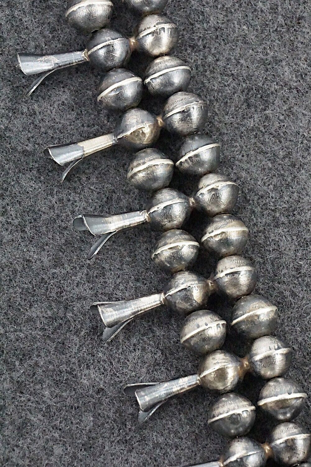 Turquoise & Sterling Silver Squash Blossom Set - Gilbert Martin