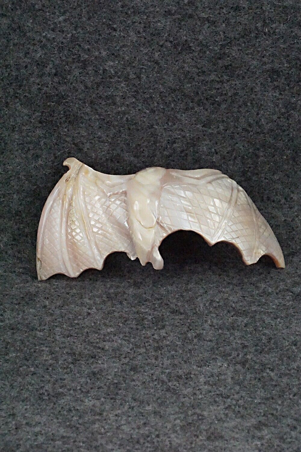 Bat Zuni Fetish Carving - Eric Lonjose