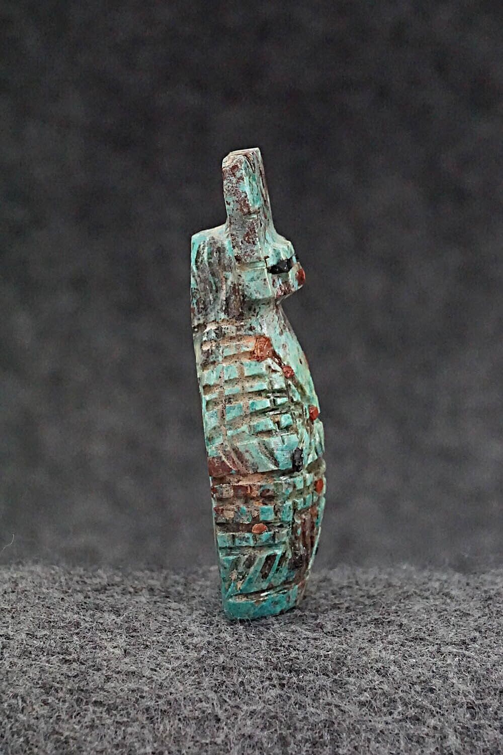 Corn Maiden Zuni Fetish Carving - Carl Etsate