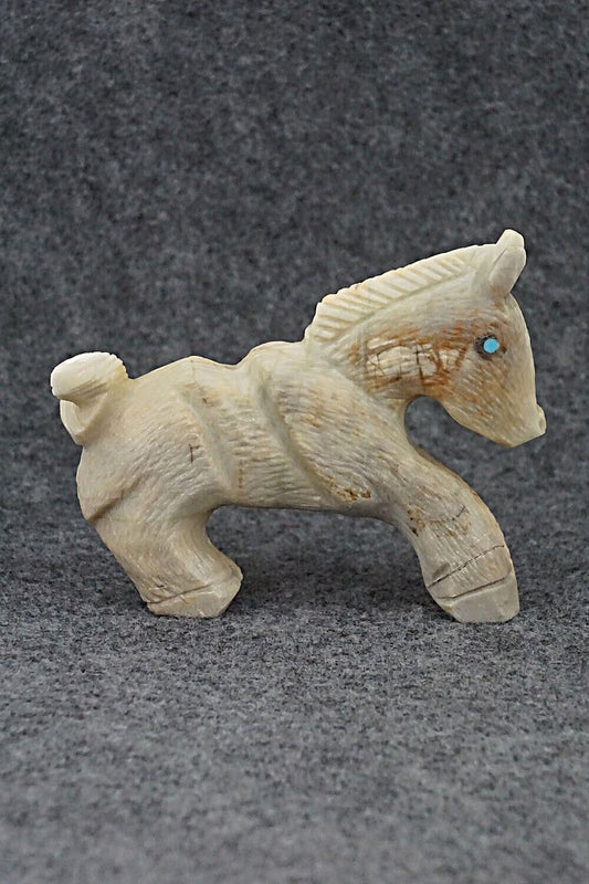 Horse Zuni Fetish Carving - Tony Mackel