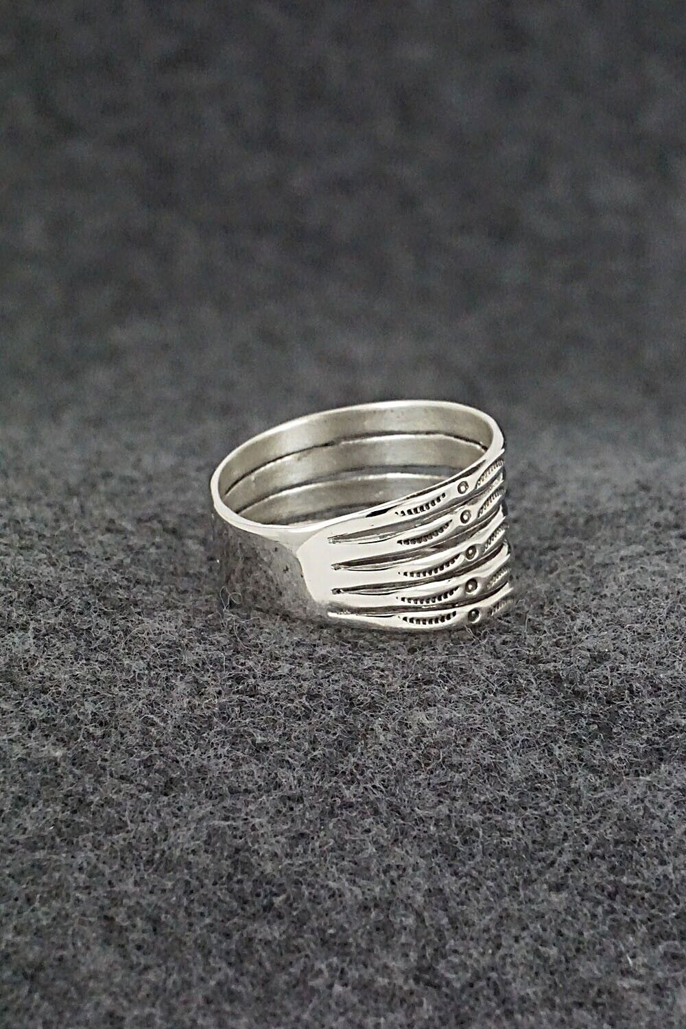 Sterling Silver Ring - Raymond Coriz - Size 9.5