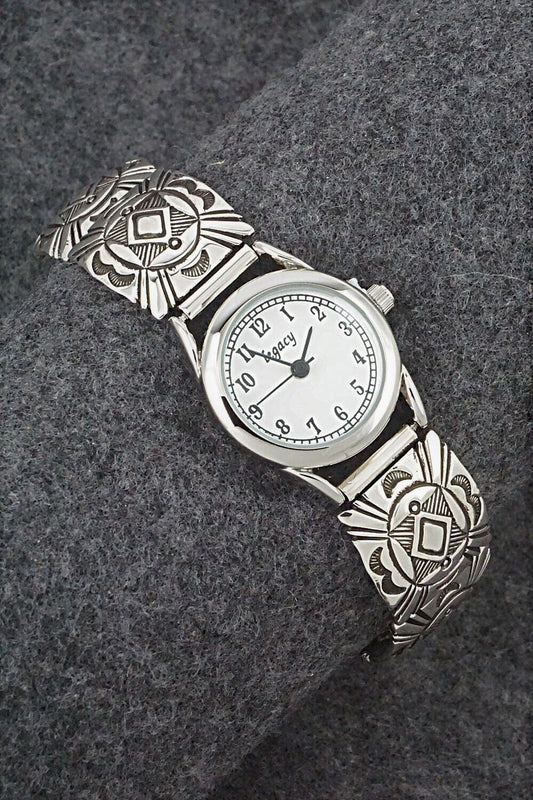 Sterling Silver Watch Bracelet - Elgin Tom