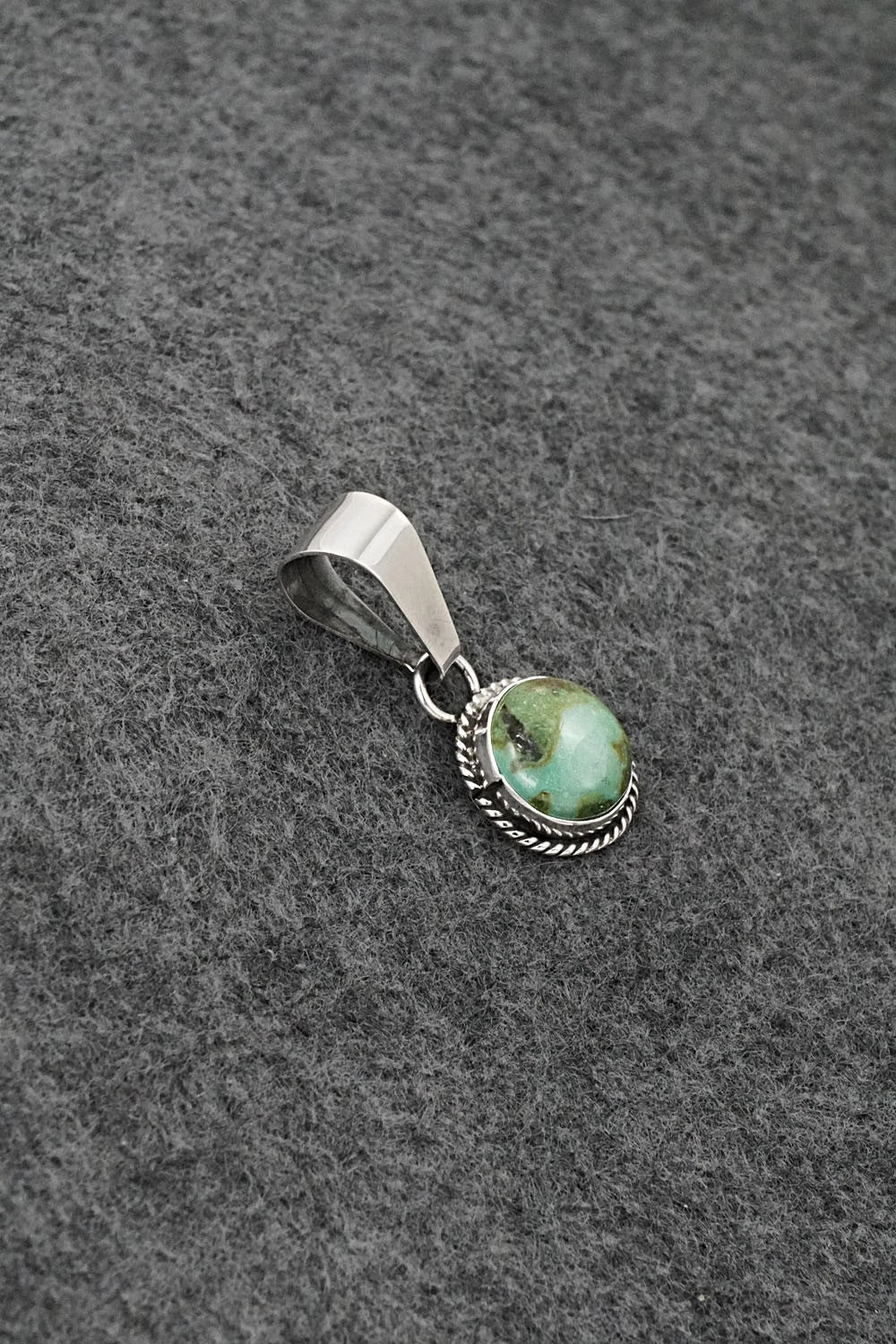 Turquoise & Sterling Silver Pendant - Rosemary Saunders