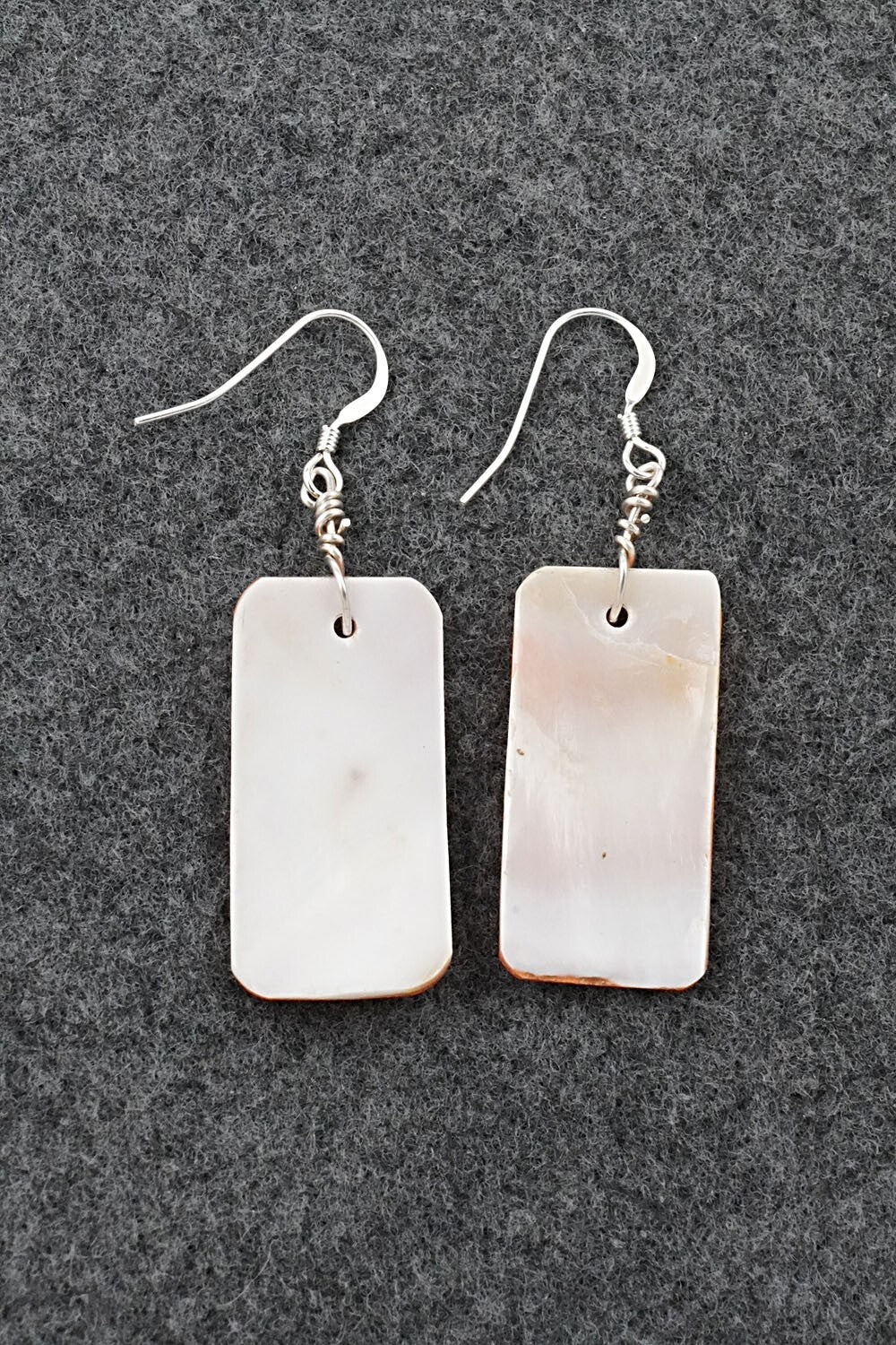 Spiny Oyster & Sterling Silver Earrings - Louise Joe