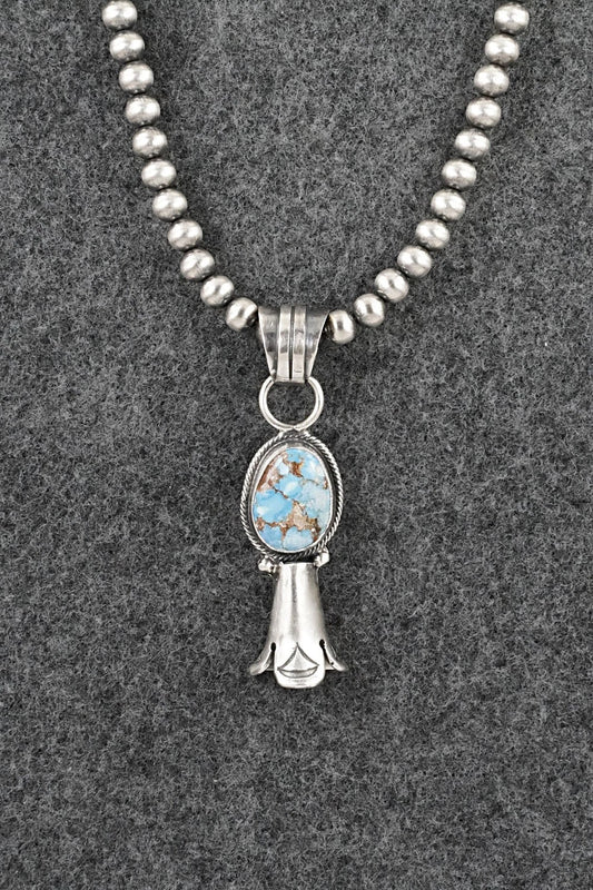 Turquoise & Sterling Silver Necklace - Sharon McCarthy