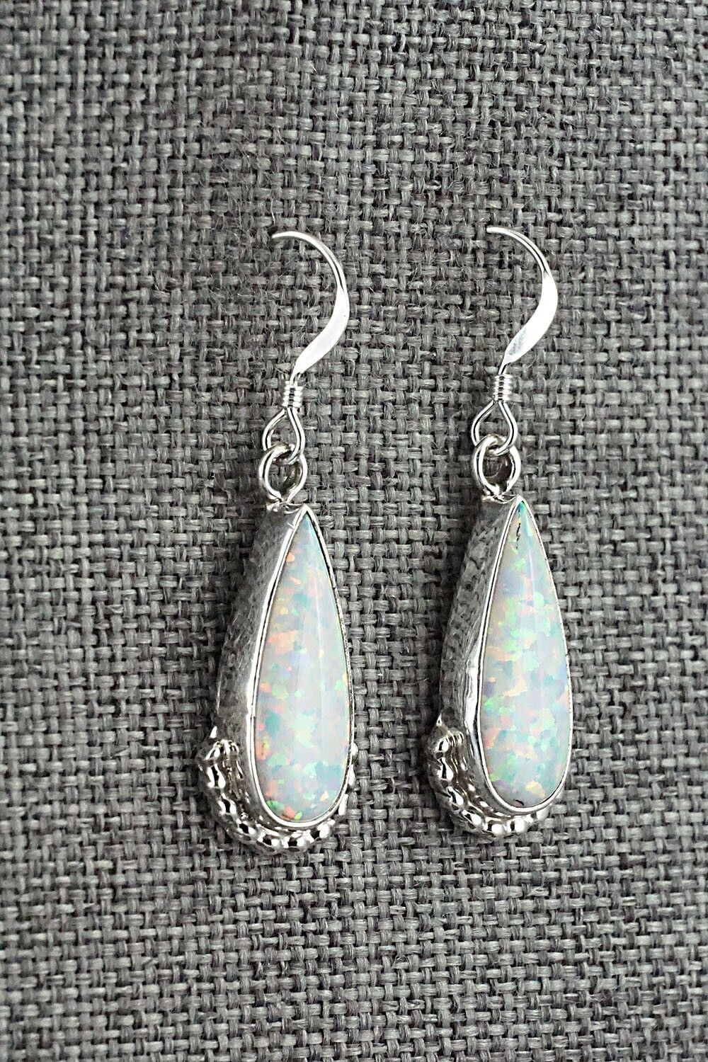 Opalite & Sterling Silver Earrings - Verley Betone