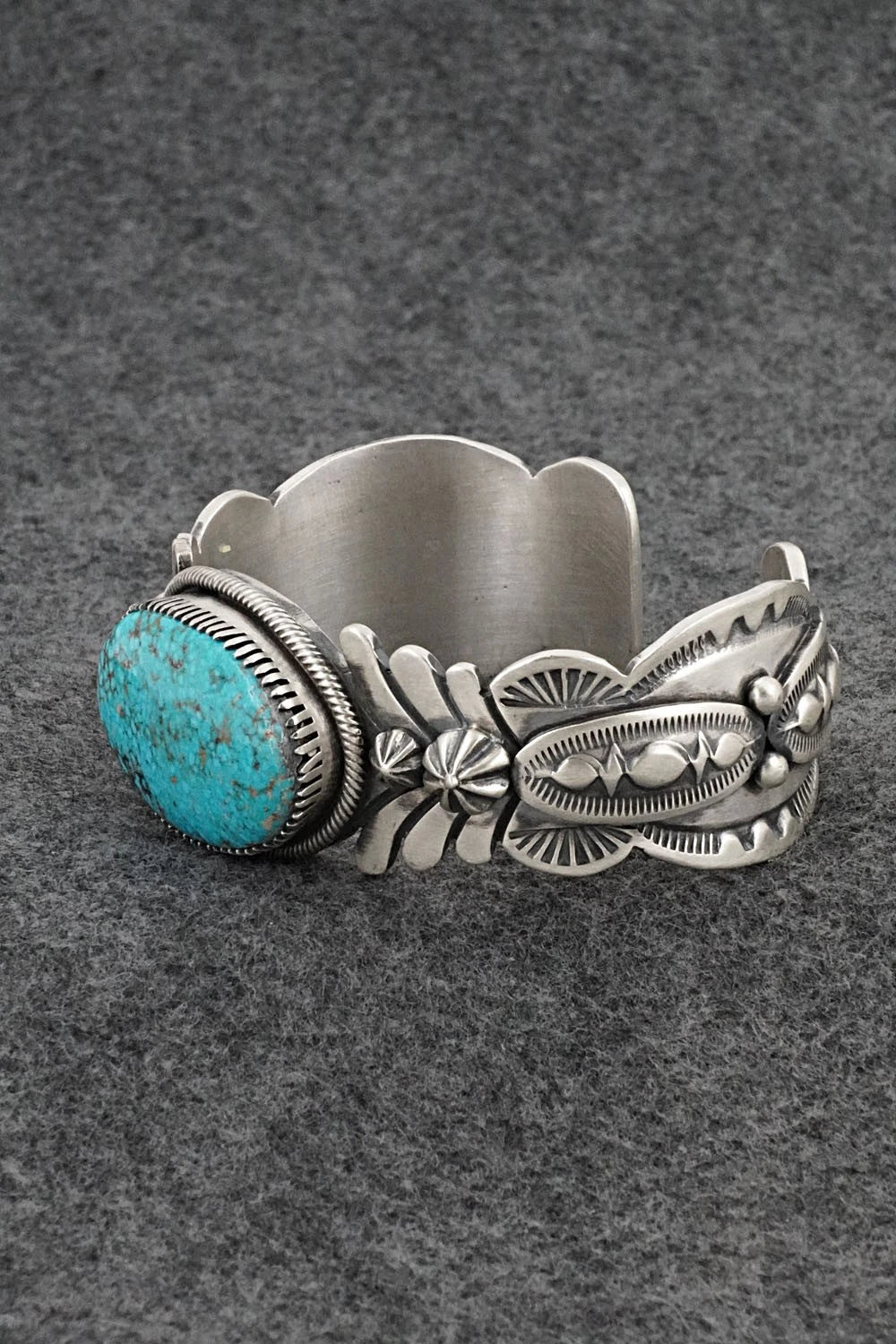 Turquoise & Sterling Silver Bracelet - Mark Yazzie
