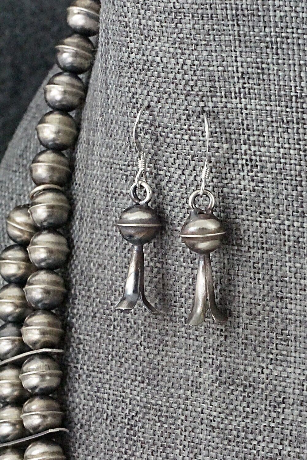 Turquoise & Sterling Silver Squash Blossom Set - Phil Garcia