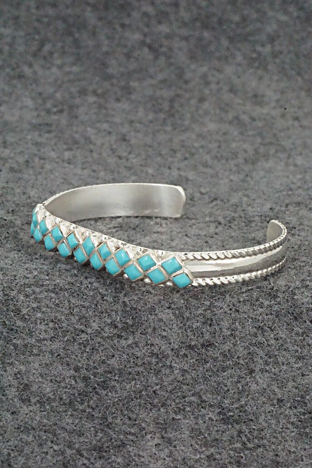 Turquoise & Sterling Silver Bracelet - Bonnie Quam