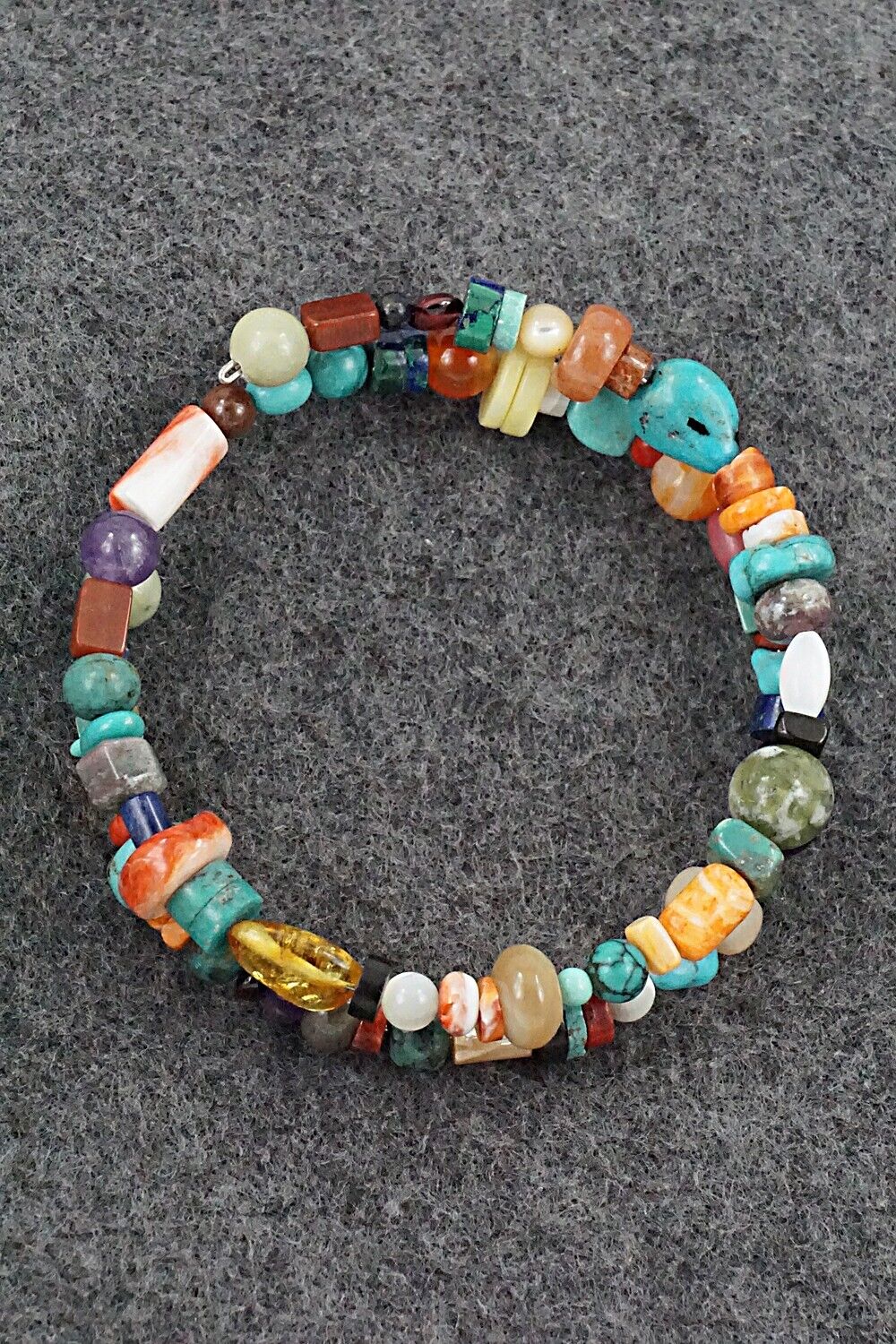 Multi-Stone Beaded Bracelet - Helen Tsosie