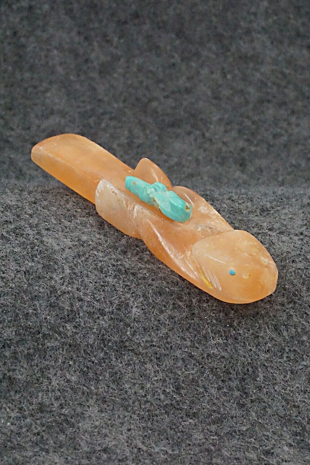 Otter and Pup Zuni Fetish Carving - Brandon Phillips