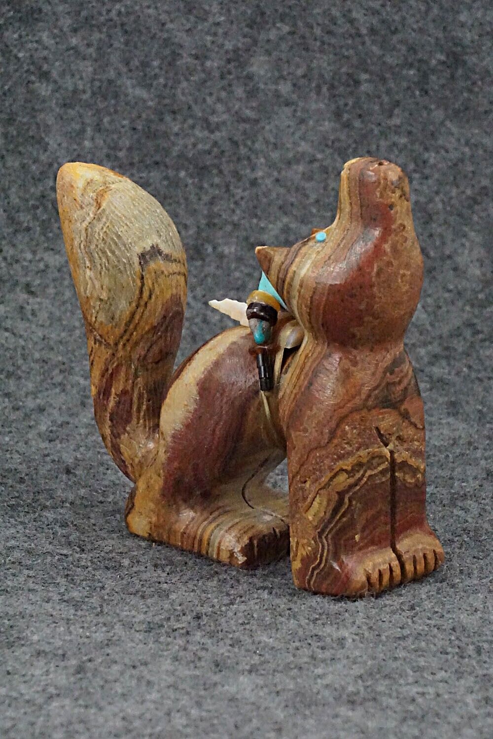Wolf Zuni Fetish Carving - Douglas Martza