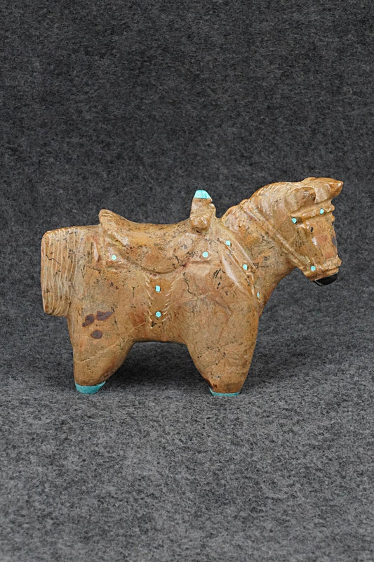 Horse Zuni Fetish Carving - Freddie Leekya