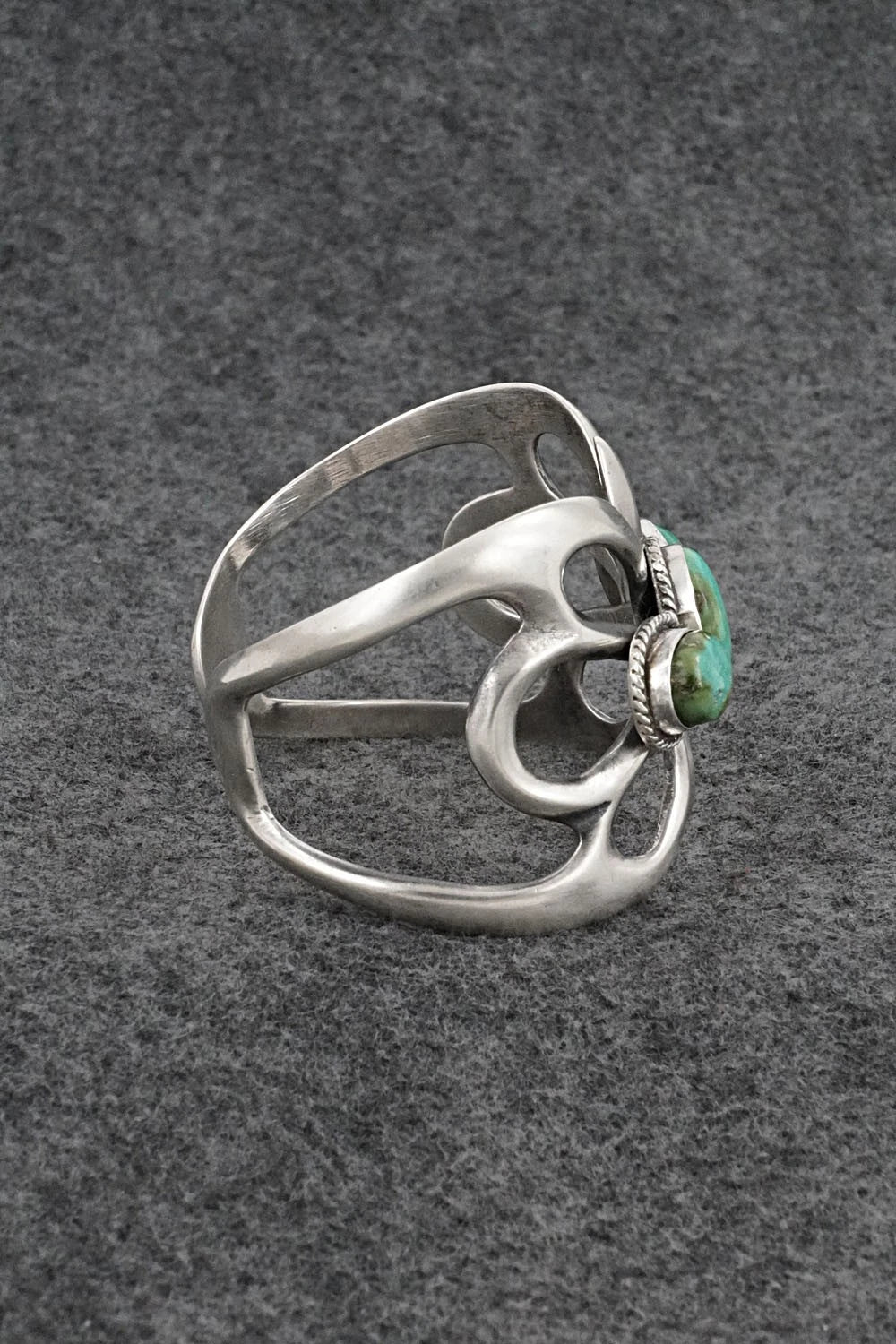 Turquoise & Sterling Silver Bracelet - Eugene Gruber