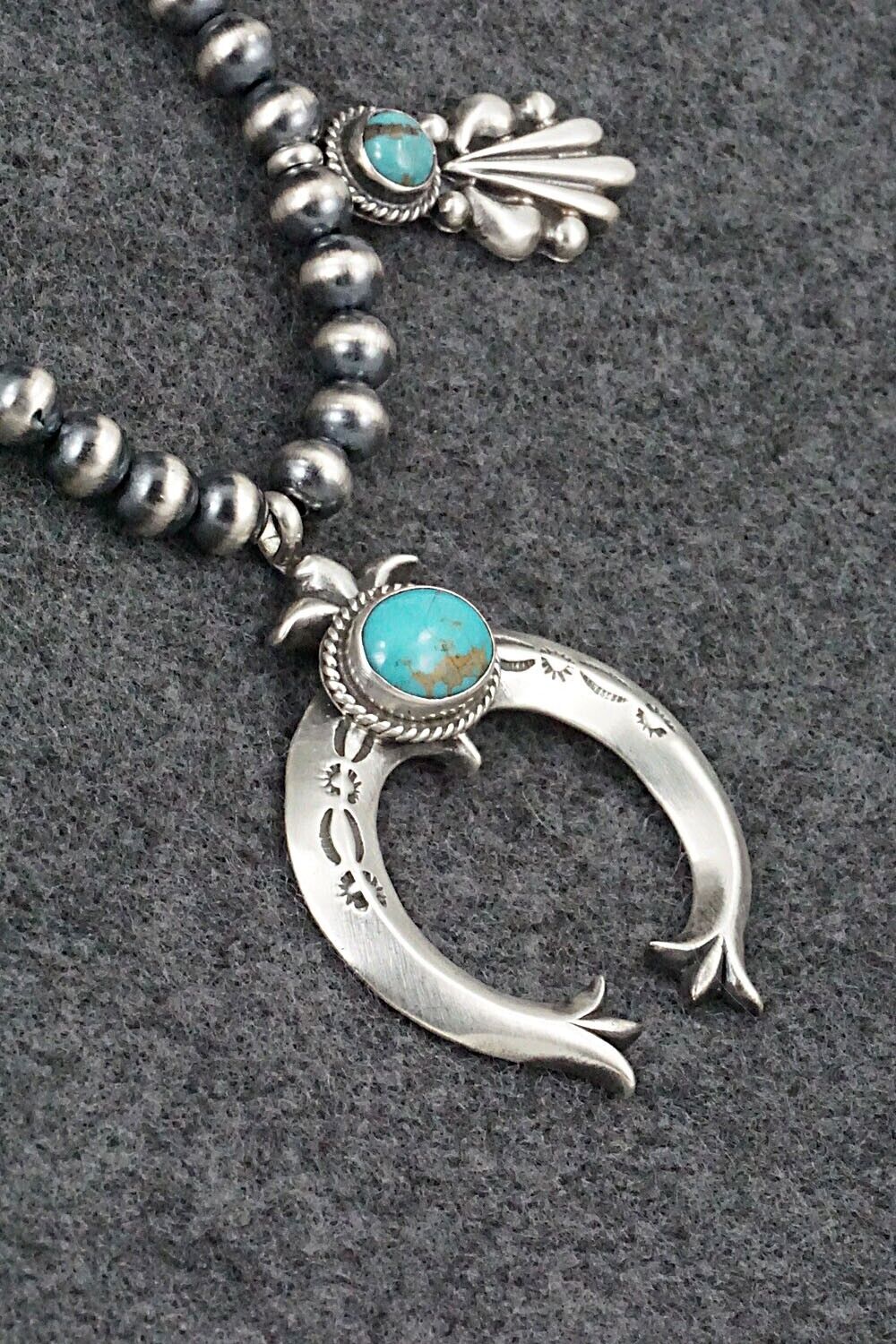 Turquoise & Sterling Silver Necklace - Bobby Platero