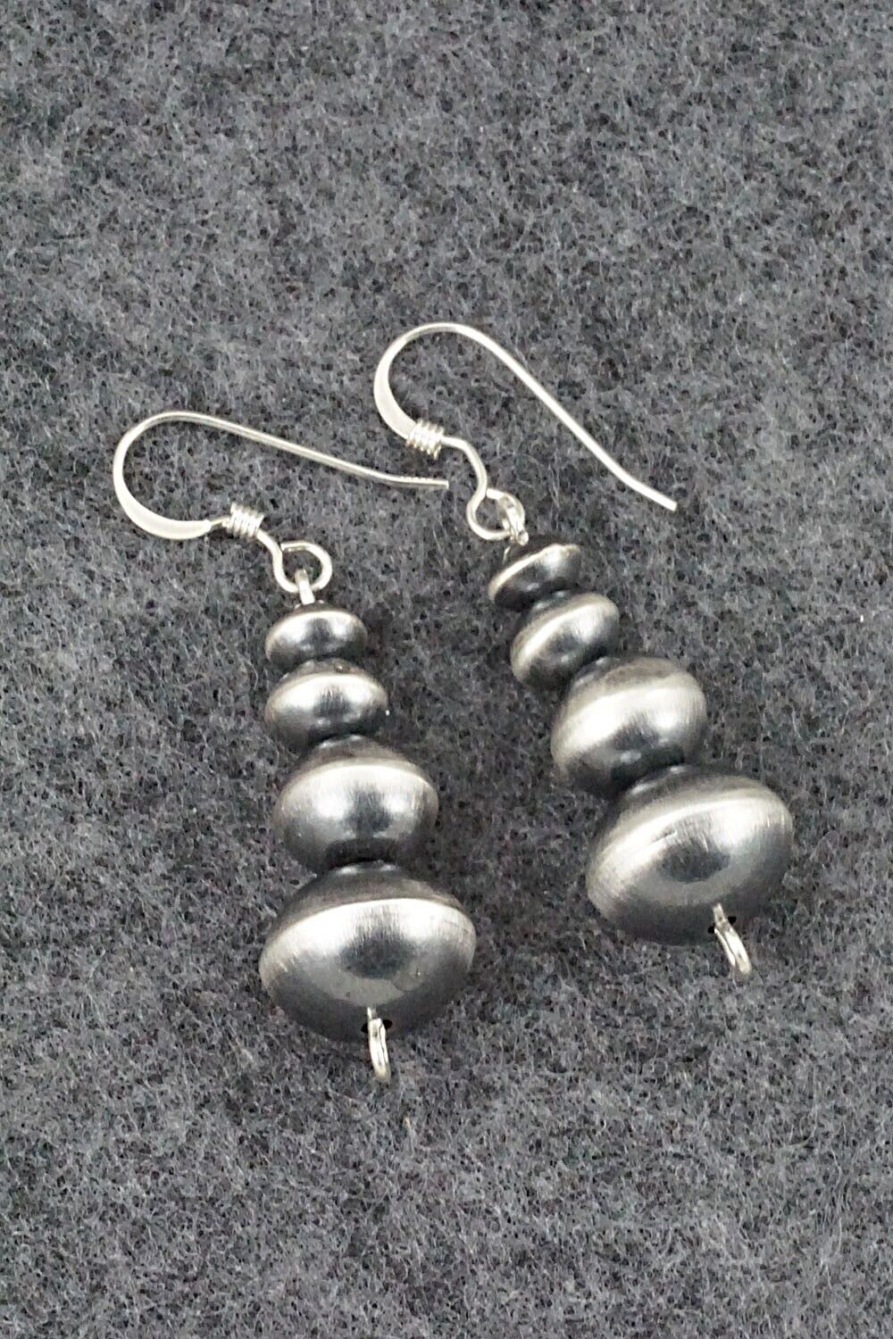 Sterling Silver Navajo Pearl Earrings - Preston Haley