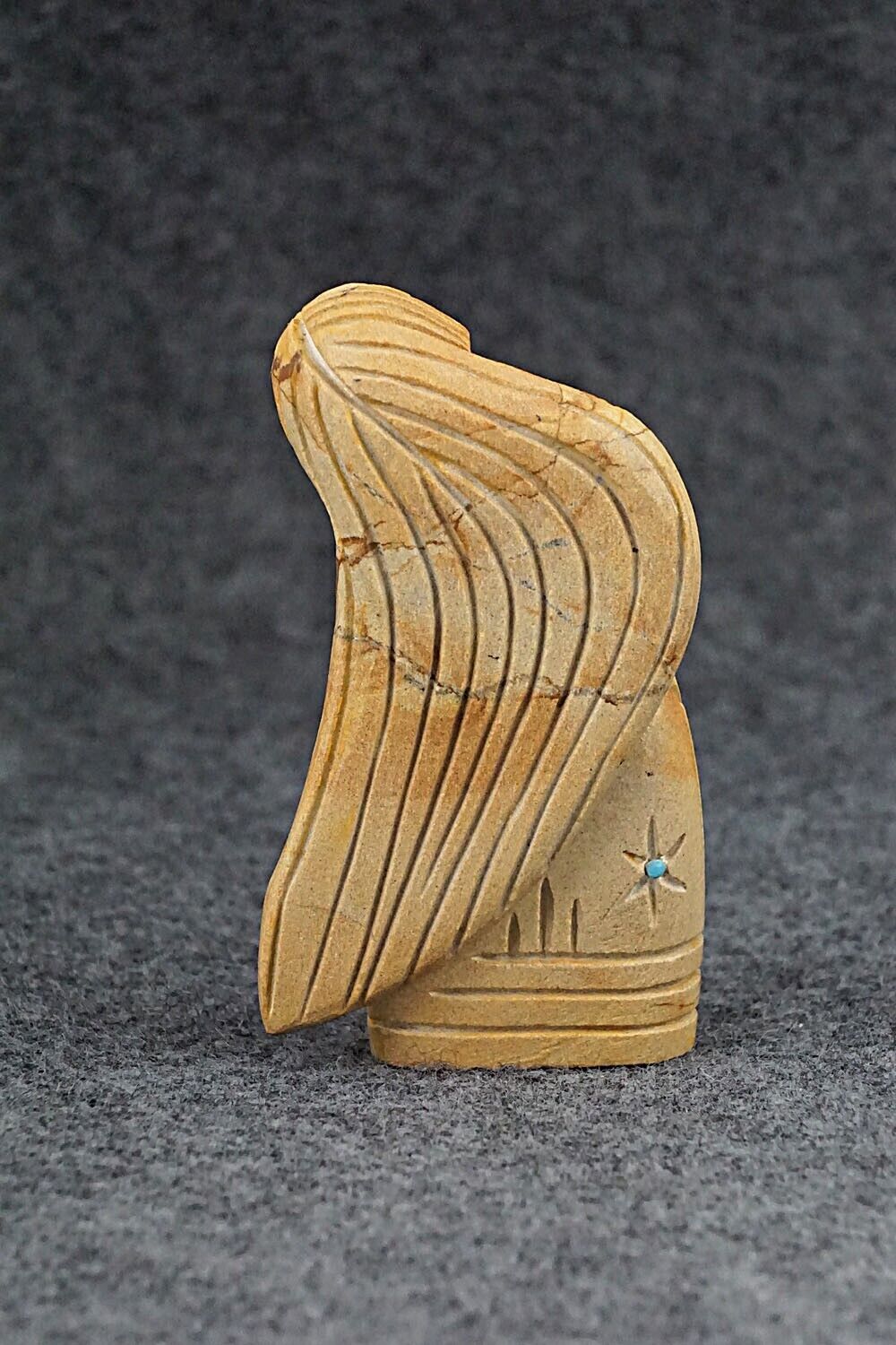 Corn Maiden Zuni Fetish Carving - Douglas Martza