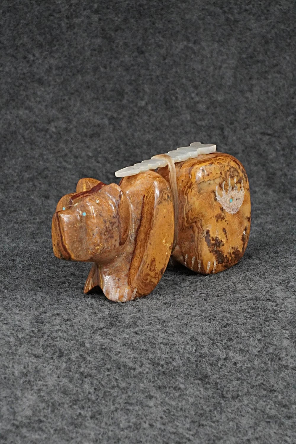 Bear Zuni Fetish Carving - Allison Wallace