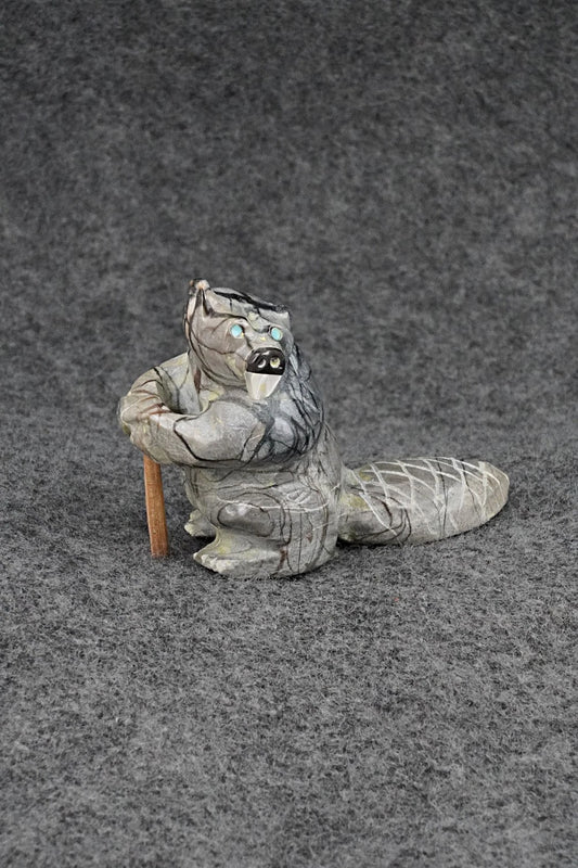 Beaver Zuni Fetish Carving - Freddie Leekya