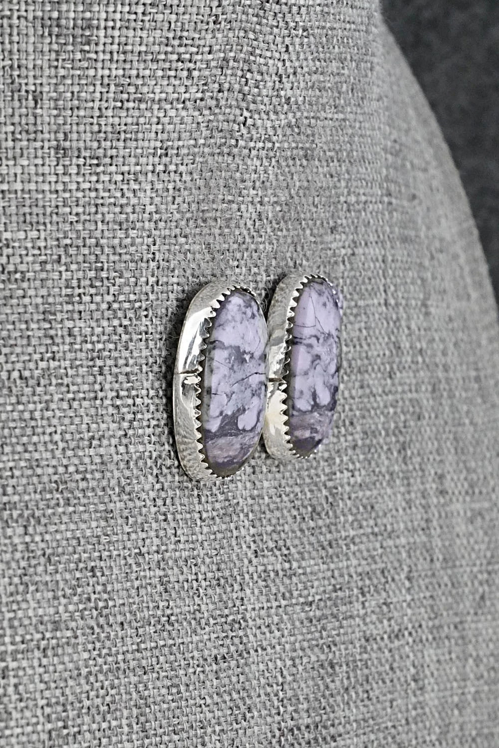 Morado & Sterling Silver Earrings - Murray Hannaweeka