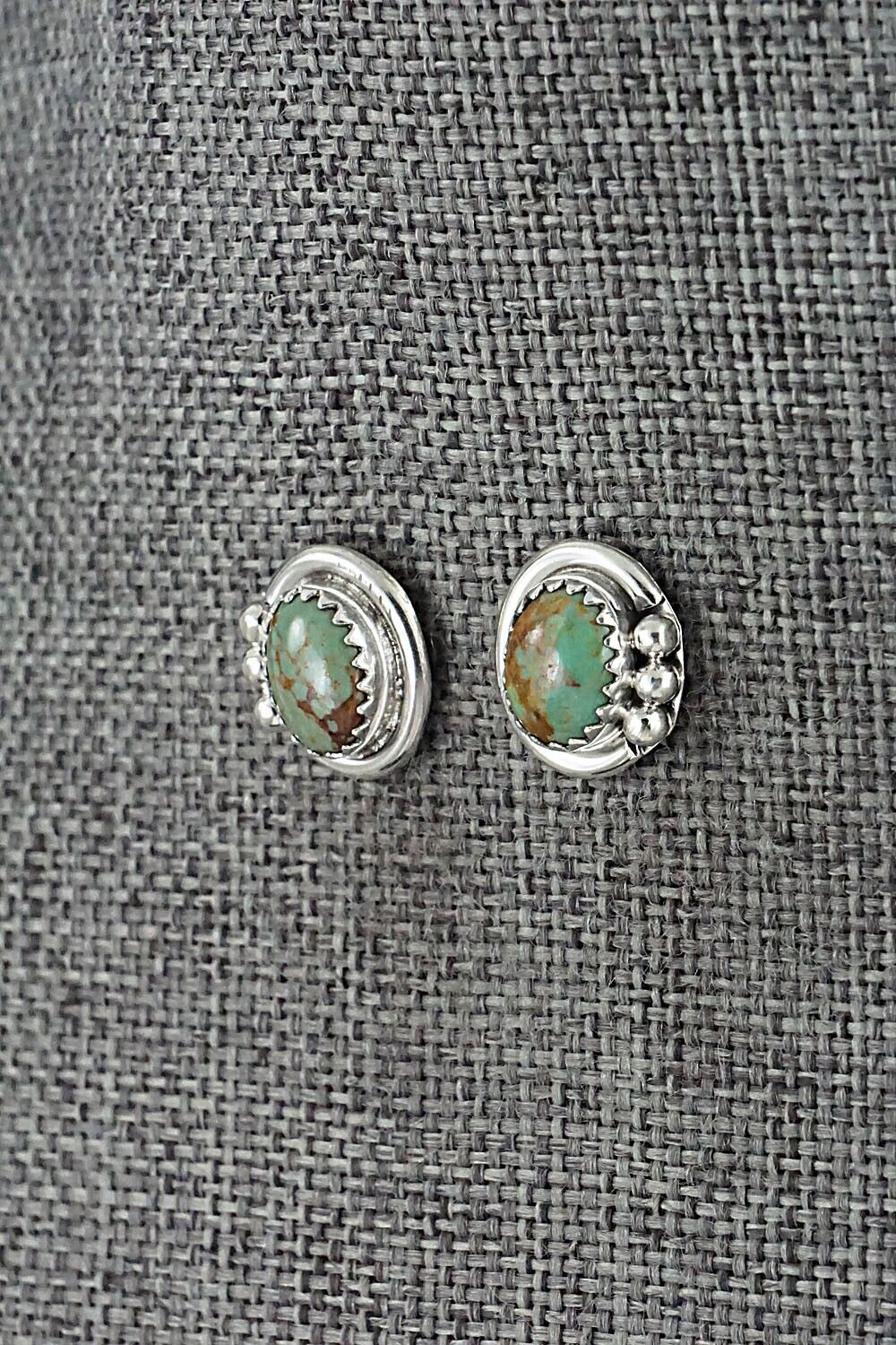 Turquoise & Sterling Silver Earrings - Rita Largo