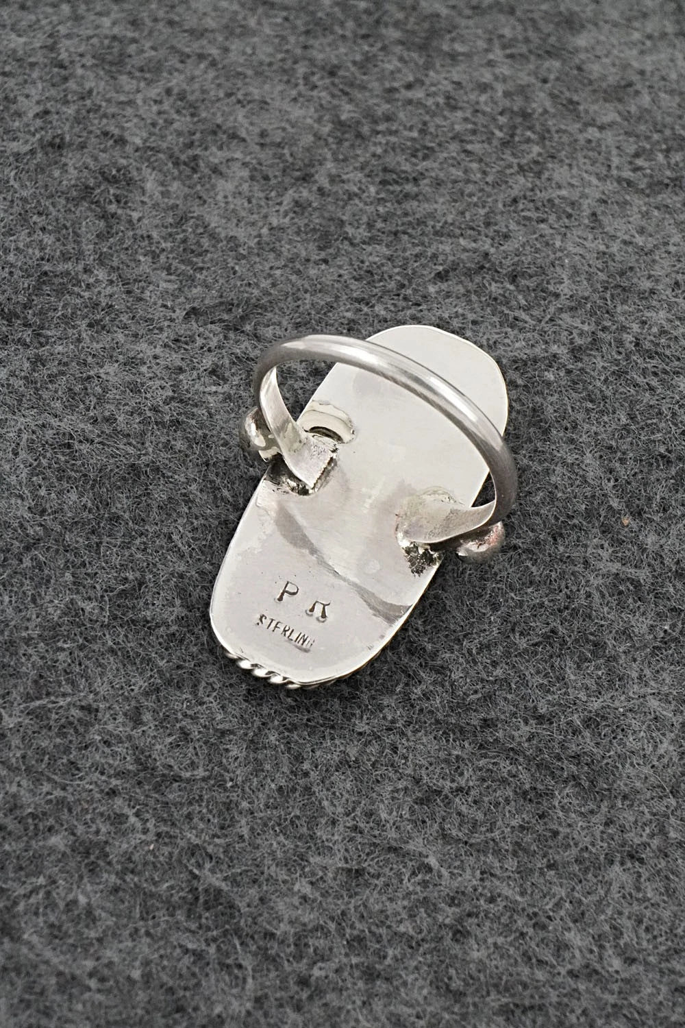 Lapis & Sterling Silver Ring - Priscilla Reeder - Size 8