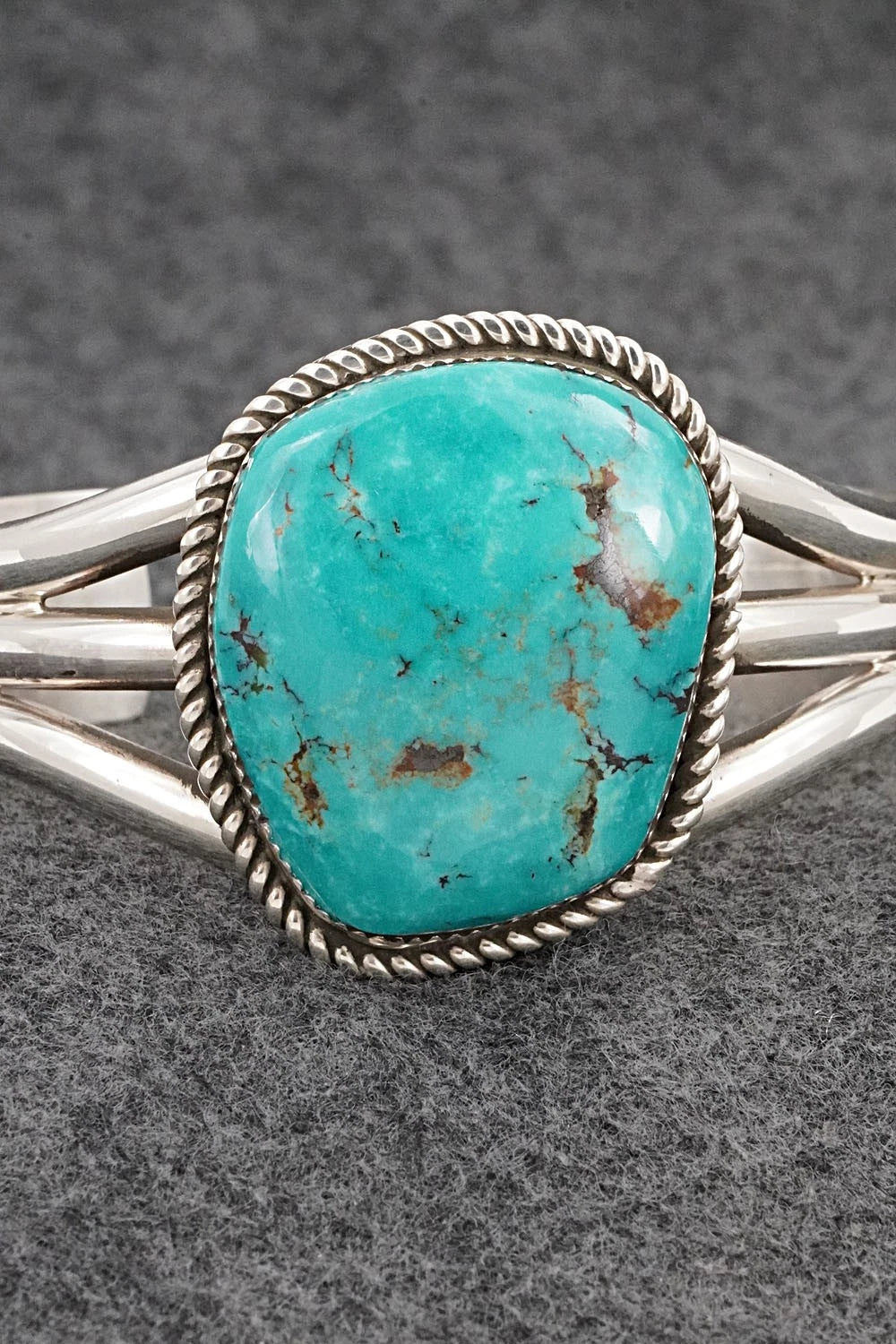 Turquoise & Sterling Silver Bracelet - Ray Nez