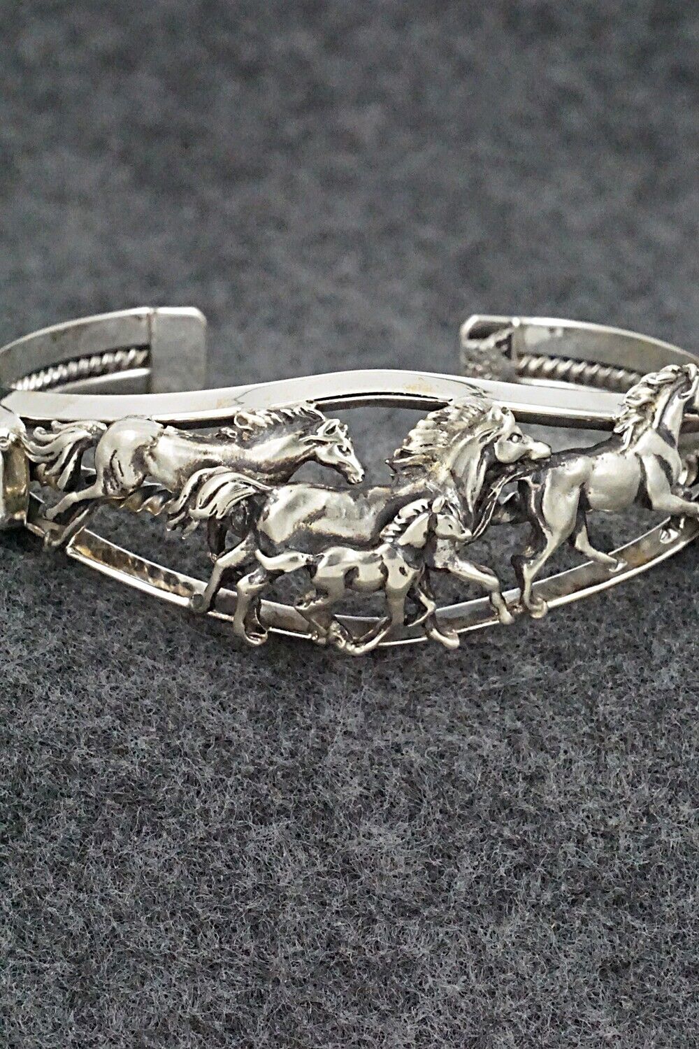 Turquoise & Sterling Silver Bracelet - Bobby Platero