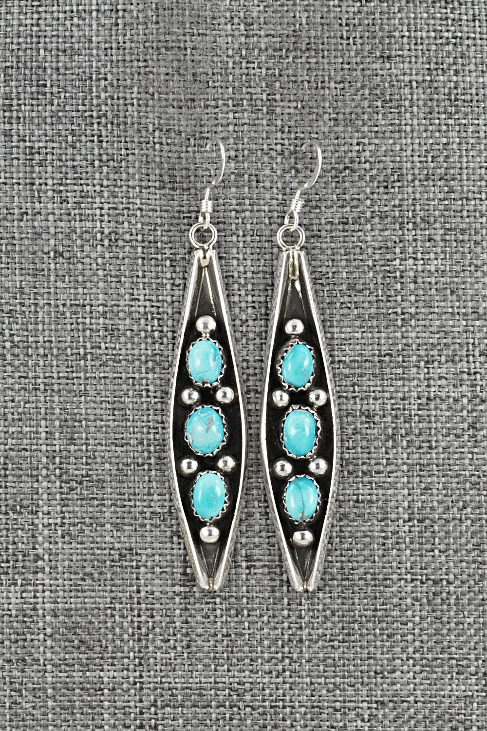 Turquoise & Sterling Silver Earrings - Paul Largo