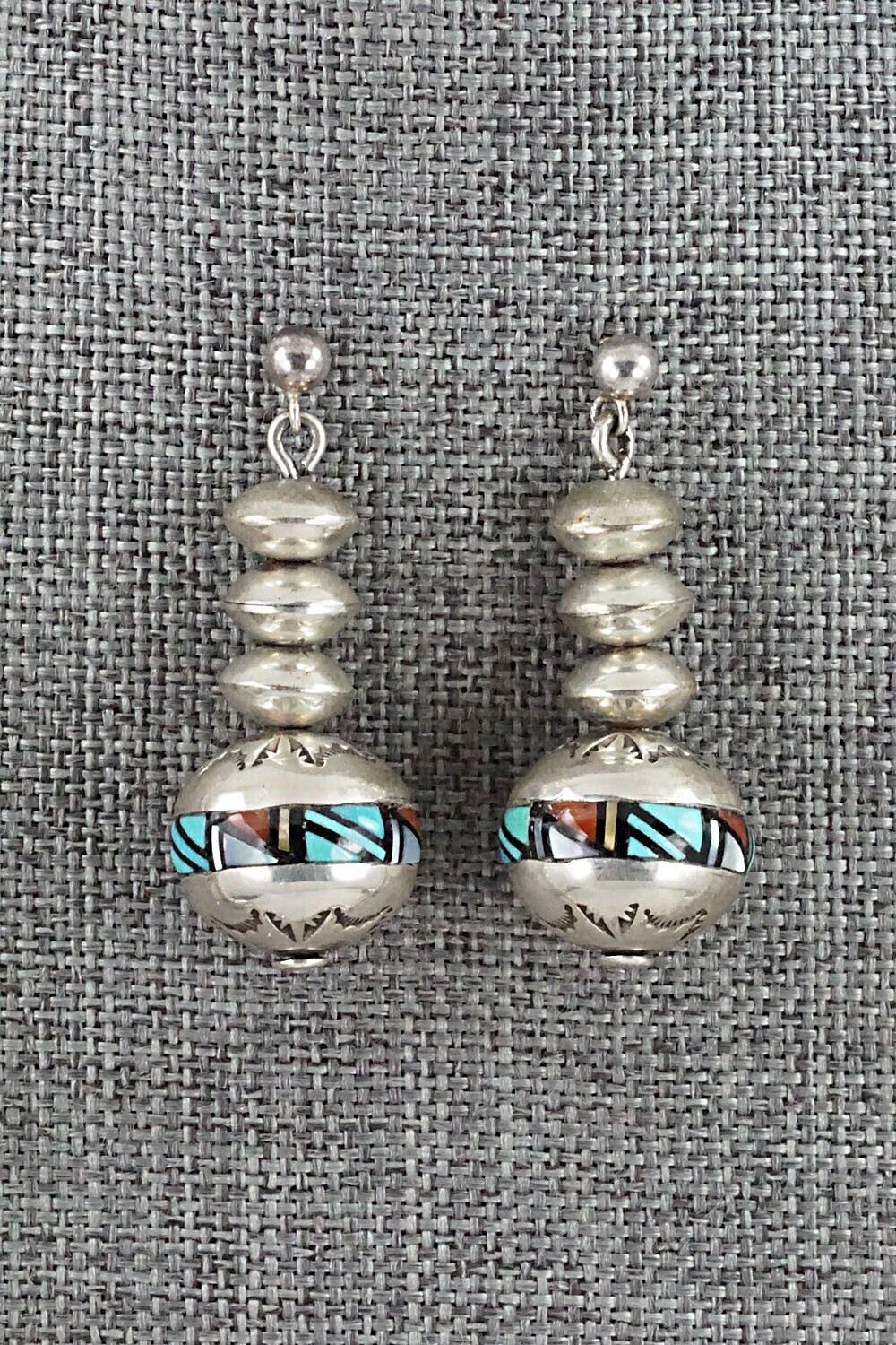 Multi-Stone and Navajo Pearl Sterling Silver Necklace Set - Navajo