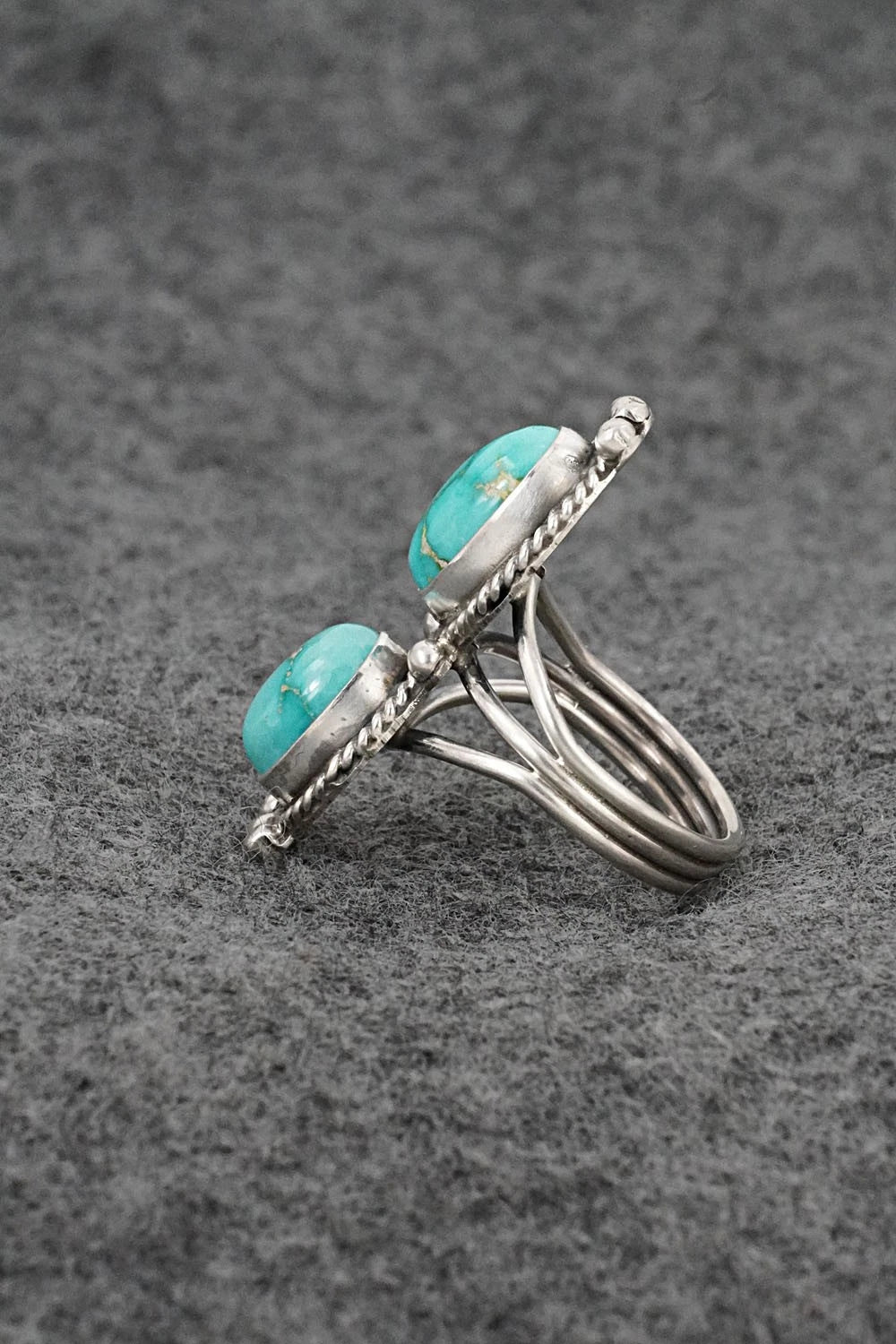 Turquoise & Sterling Silver Ring - Rena Begay - Size 5