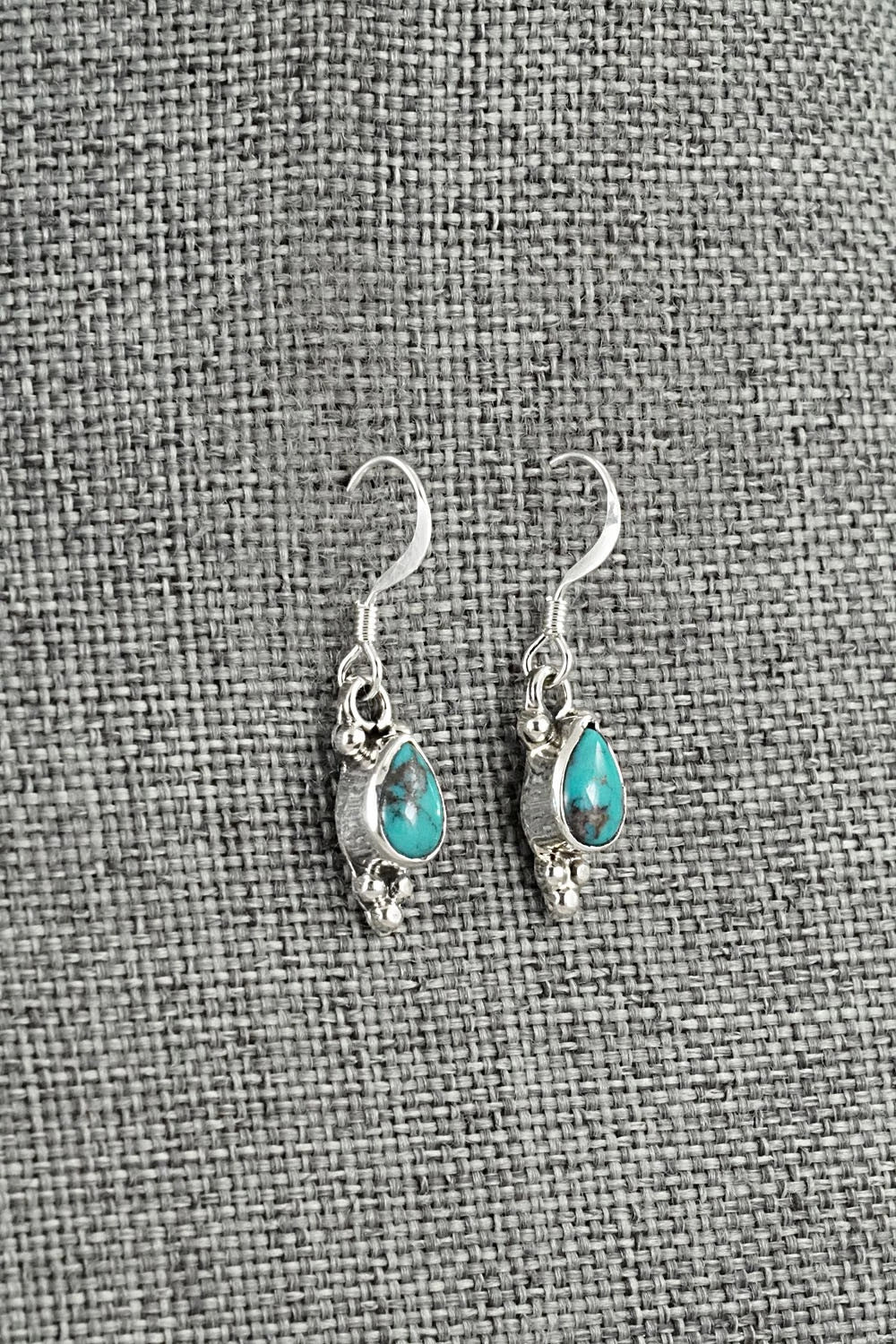 Turquoise and Sterling Silver Earrings - Sharon McCarthy